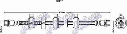 Brovex-Nelson H6017 - Əyləc şlanqı furqanavto.az