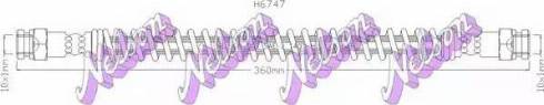 Brovex-Nelson H6747 - Əyləc şlanqı furqanavto.az