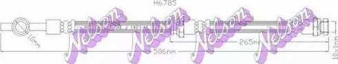 Brovex-Nelson H6785 - Əyləc şlanqı furqanavto.az