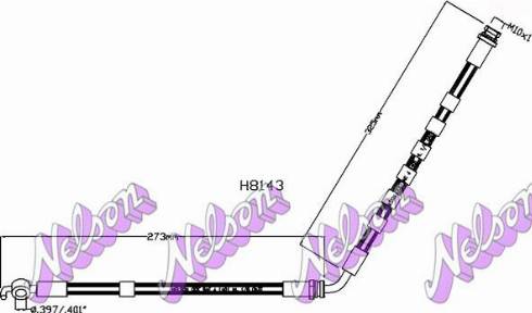 Brovex-Nelson H8143 - Əyləc şlanqı furqanavto.az