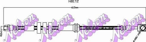 Brovex-Nelson H8172 - Əyləc şlanqı furqanavto.az