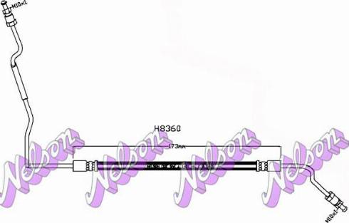 Brovex-Nelson H8360 - Əyləc şlanqı furqanavto.az