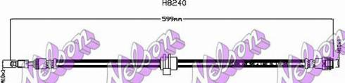 Brovex-Nelson H8240 - Əyləc şlanqı furqanavto.az