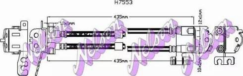 Brovex-Nelson H7553 - Əyləc şlanqı furqanavto.az