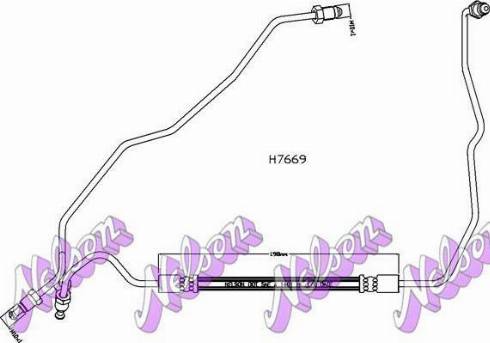 Brovex-Nelson H7669 - Əyləc şlanqı furqanavto.az