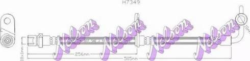 Brovex-Nelson H7349 - Əyləc şlanqı furqanavto.az