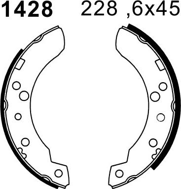 BSF 01428 - Əyləc Başlığı Dəsti furqanavto.az