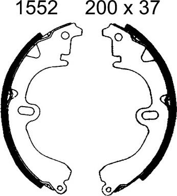 BSF 01552 - Əyləc Başlığı Dəsti furqanavto.az