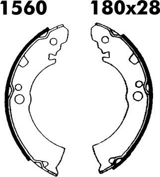 BSF 01560 - Əyləc Başlığı Dəsti furqanavto.az