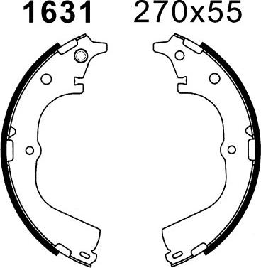 BSF 01631 - Əyləc Başlığı Dəsti furqanavto.az