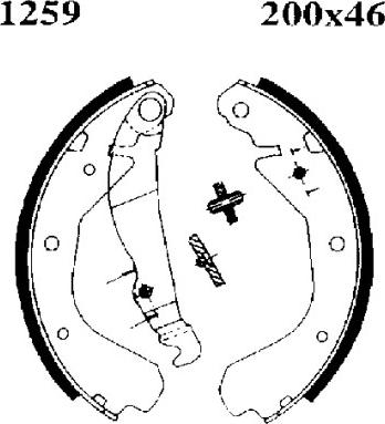 BSF 7066 - Əyləc Başlığı Dəsti furqanavto.az