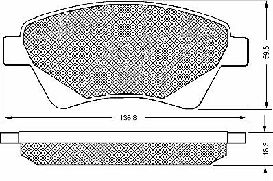 FTE 9001094 - Əyləc altlığı dəsti, əyləc diski furqanavto.az