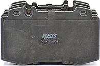 BSG BSG 60-200-039 - Əyləc altlığı dəsti, əyləc diski furqanavto.az