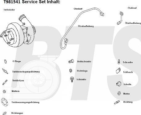 BTS Turbo T981541 - Şarj cihazı, doldurma sistemi furqanavto.az