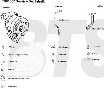 BTS Turbo T981507 - Şarj cihazı, doldurma sistemi furqanavto.az