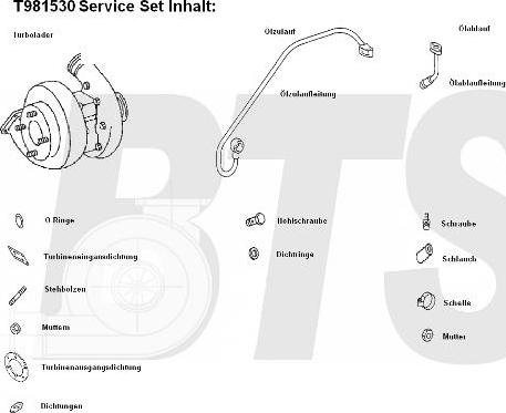 BTS Turbo T981530 - Şarj cihazı, doldurma sistemi furqanavto.az