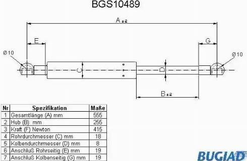 Bugiad BGS10489 - Qazlı bulaq, baqaj, yük yeri furqanavto.az