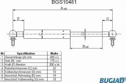 Bugiad BGS10481 - Qaz bulaq, kapot furqanavto.az