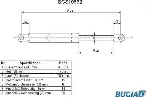 Bugiad BGS10532 - Qaz bulaq, kapot furqanavto.az