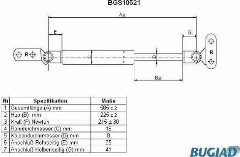 Bugiad BGS10521 - Qazlı bulaq, baqaj, yük yeri furqanavto.az