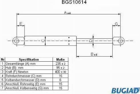 Bugiad BGS10614 - Qaz bulaq, kapot furqanavto.az