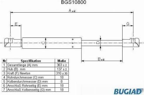 Bugiad BGS10800 - Qazlı bulaq, baqaj, yük yeri furqanavto.az