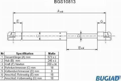 Bugiad BGS10813 - Qaz bulaq, kapot furqanavto.az