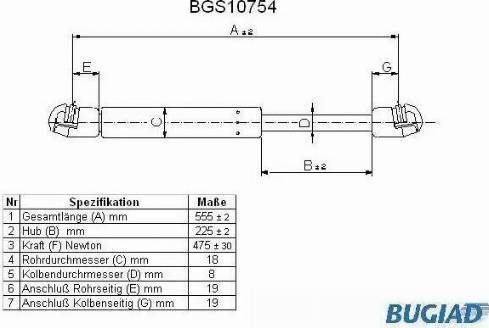 Bugiad BGS10754 - Qazlı bulaq, baqaj, yük yeri furqanavto.az