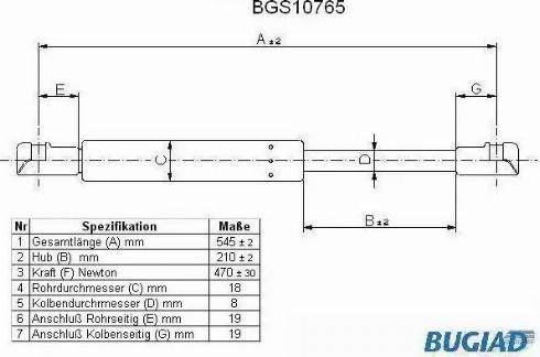 Bugiad BGS10765 - Qazlı bulaq, baqaj, yük yeri furqanavto.az