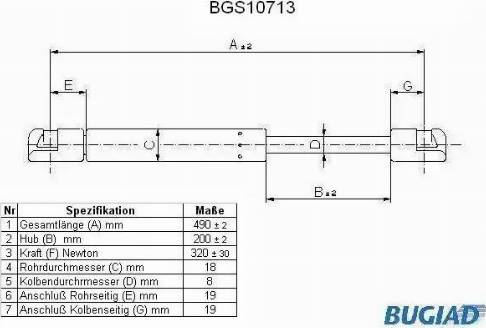 Bugiad BGS10713 - Qazlı bulaq, baqaj, yük yeri furqanavto.az