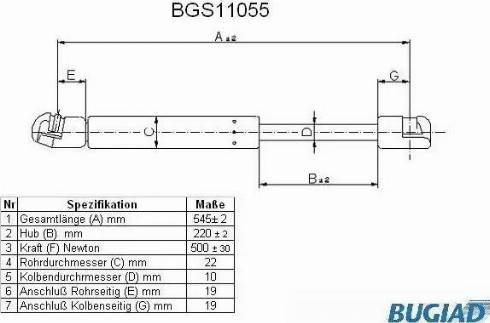 Bugiad BGS11055 - Qazlı bulaq, baqaj, yük yeri furqanavto.az