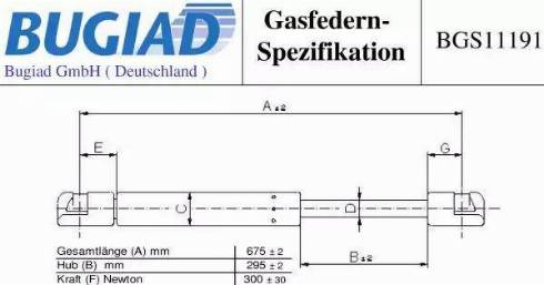 Bugiad BGS11191 - Qaz bulaq, kapot furqanavto.az