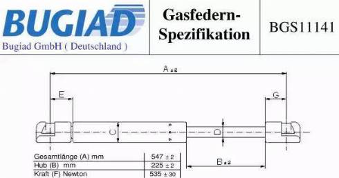 Bugiad BGS11141 - Qazlı bulaq, baqaj, yük yeri furqanavto.az