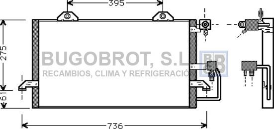 BUGOBROT 62-AI5159 - Kondenser, kondisioner furqanavto.az