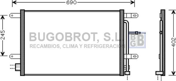 BUGOBROT 62-AI5238 - Kondenser, kondisioner furqanavto.az