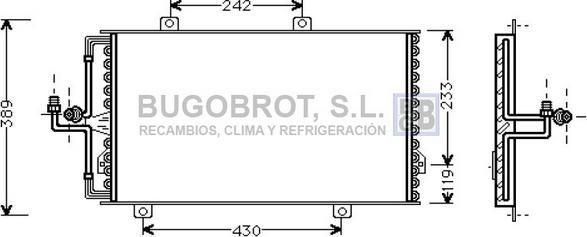 BUGOBROT 62-AL5060 - Kondenser, kondisioner furqanavto.az