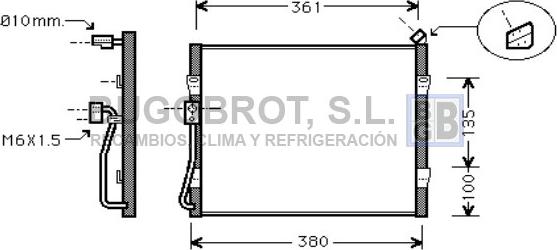 BUGOBROT 62-AU5135 - Kondenser, kondisioner furqanavto.az