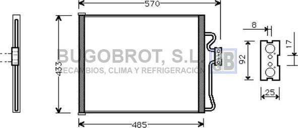 BUGOBROT 62-BW5185 - Kondenser, kondisioner furqanavto.az