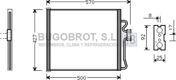 BUGOBROT 62-BW5214 - Kondenser, kondisioner furqanavto.az