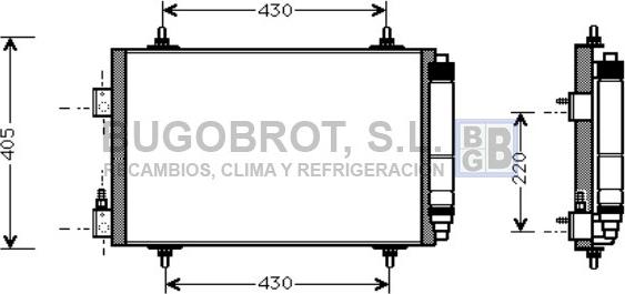 BUGOBROT 62-CN5192 - Kondenser, kondisioner furqanavto.az