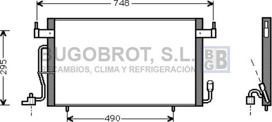 BUGOBROT 62-CN5166 - Kondenser, kondisioner furqanavto.az