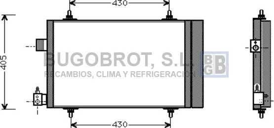 BUGOBROT 62-CN5173 - Kondenser, kondisioner furqanavto.az