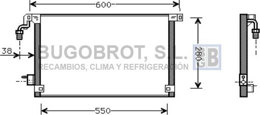 BUGOBROT 62-CN5172 - Kondenser, kondisioner furqanavto.az