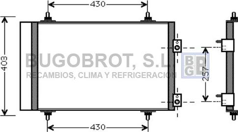 BUGOBROT 62-CN5240 - Kondenser, kondisioner furqanavto.az