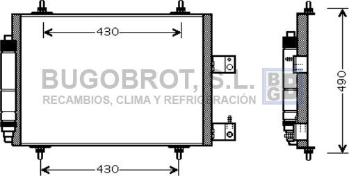 BUGOBROT 62-CN5213 - Kondenser, kondisioner furqanavto.az