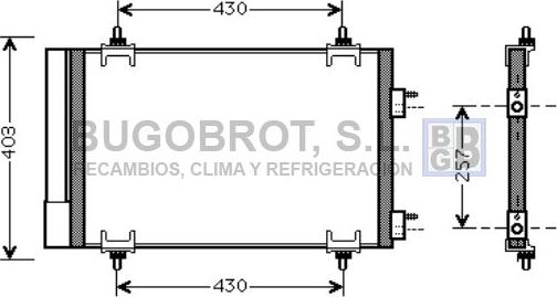 BUGOBROT 62-CN5230 - Kondenser, kondisioner furqanavto.az