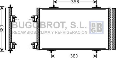 BUGOBROT 62-CN5272 - Kondenser, kondisioner furqanavto.az