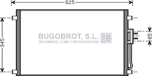 BUGOBROT 62-CR5079 - Kondenser, kondisioner furqanavto.az