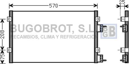 BUGOBROT 62-CR5110 - Kondenser, kondisioner furqanavto.az