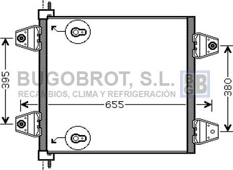 BUGOBROT 62-DF5034 - Kondenser, kondisioner furqanavto.az